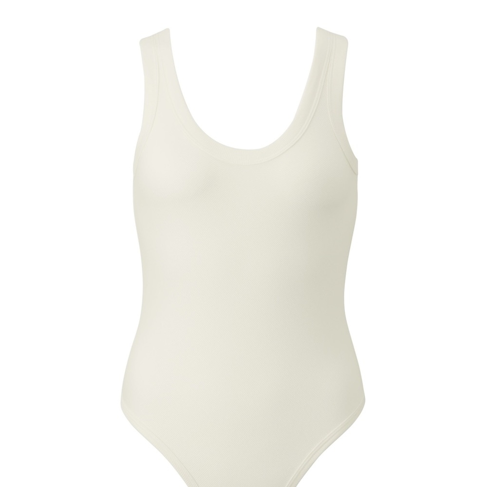 Uniqlo x Alexander Wang WOMEN HEATTECH RIBBED SLEEVELESS BODYSUIT size S white